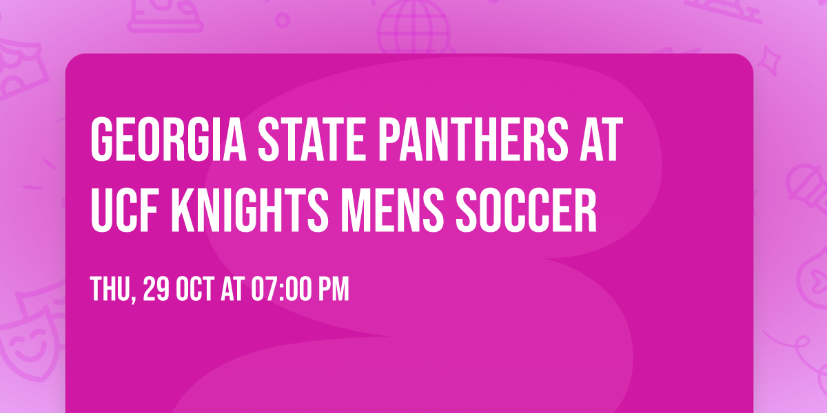 Georgia State Panthers at UCF Knights Mens Soccer