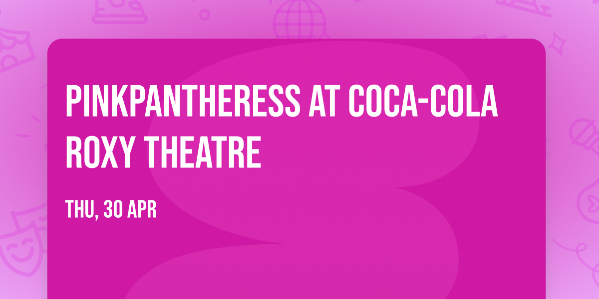 PinkPantheress at Coca-Cola Roxy Theatre