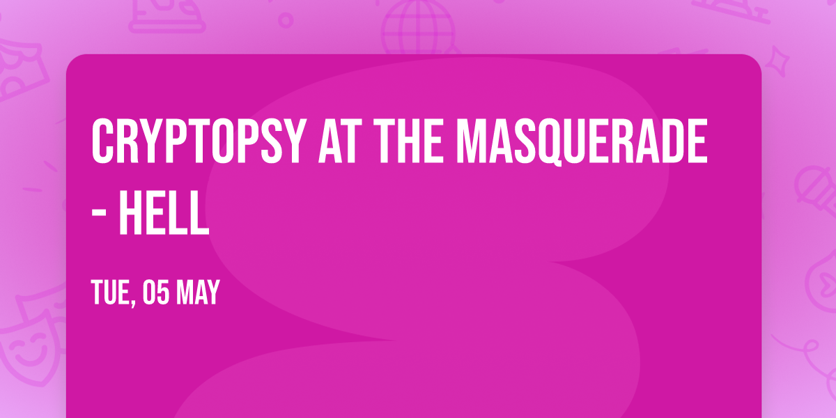 Cryptopsy at The Masquerade - Hell