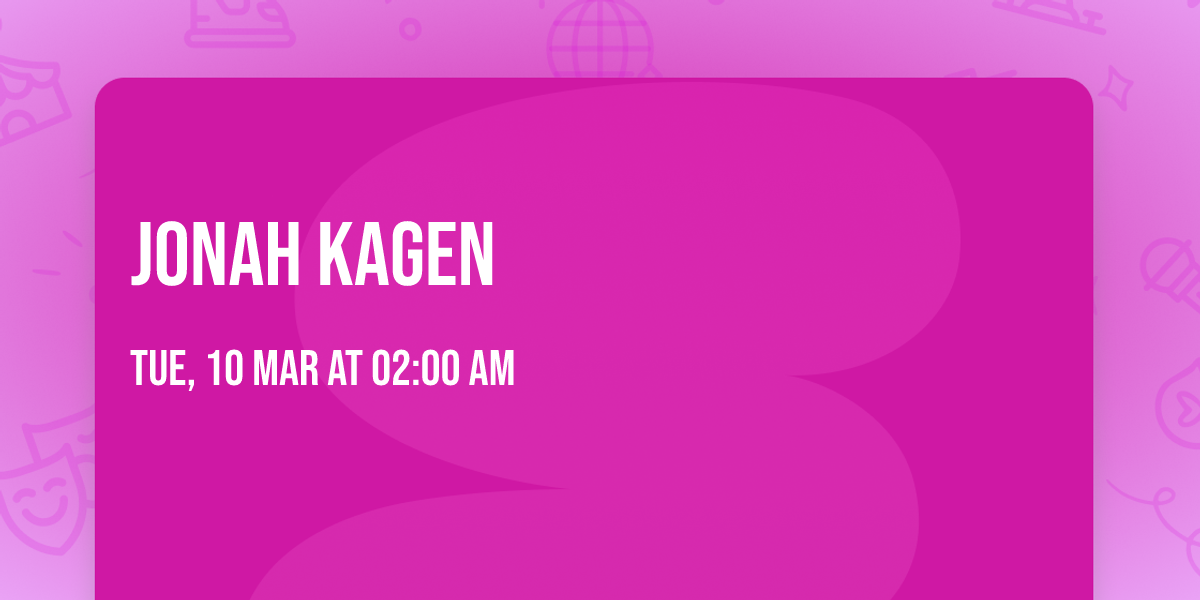 Jonah Kagen