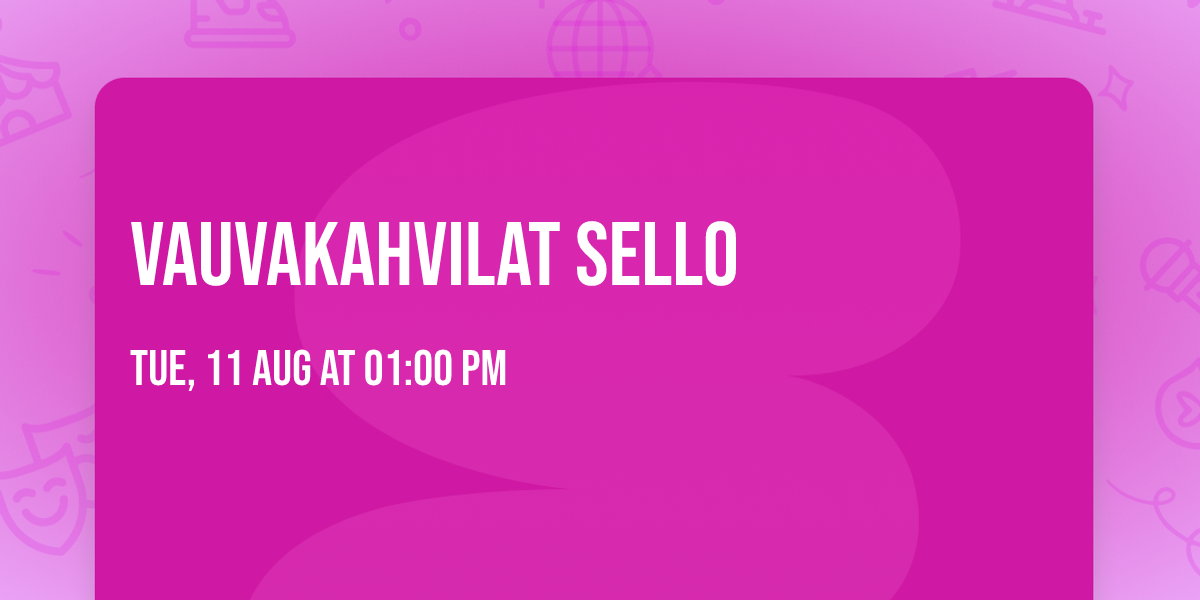 Vauvakahvilat Sello