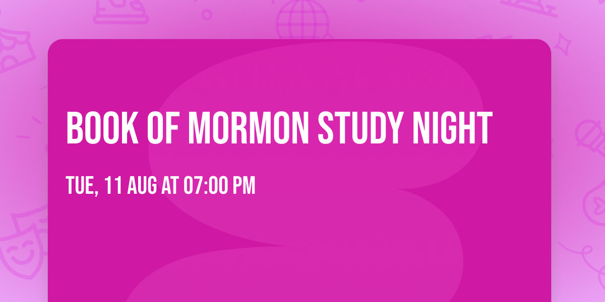 Book of Mormon Study Night
