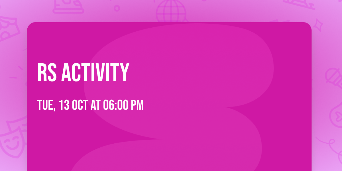 RS Activity