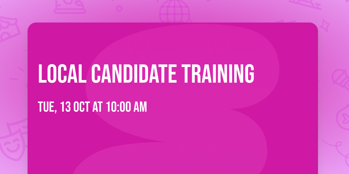 Local Candidate Training