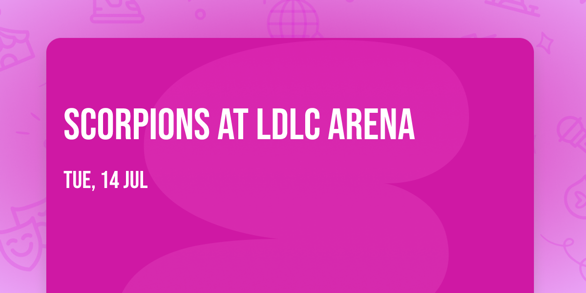 Scorpions at LDLC Arena