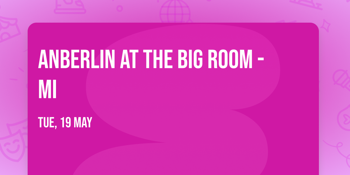 Anberlin at The Big Room - MI