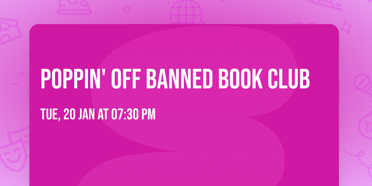 Poppin' Off Banned Book Club