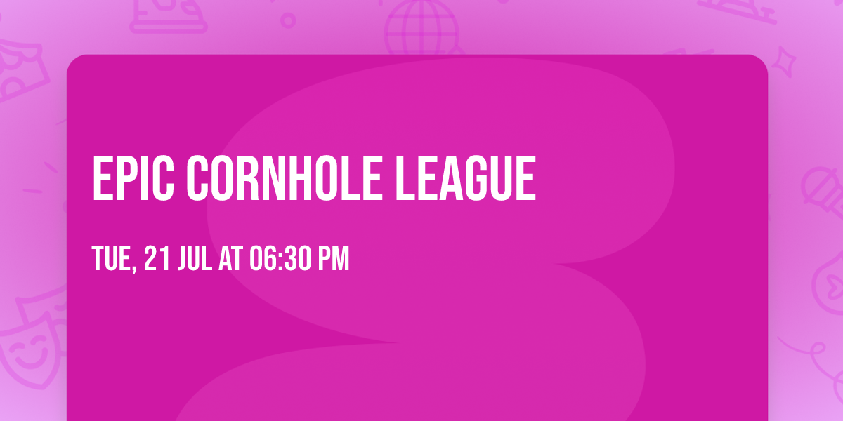 Epic Cornhole League