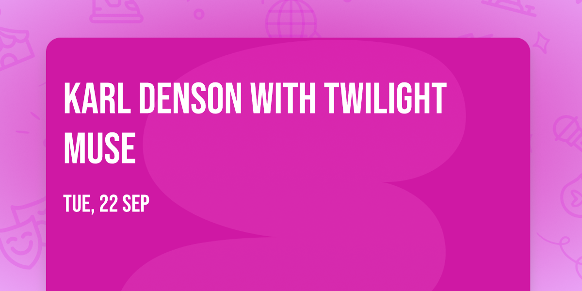 Karl Denson with Twilight Muse