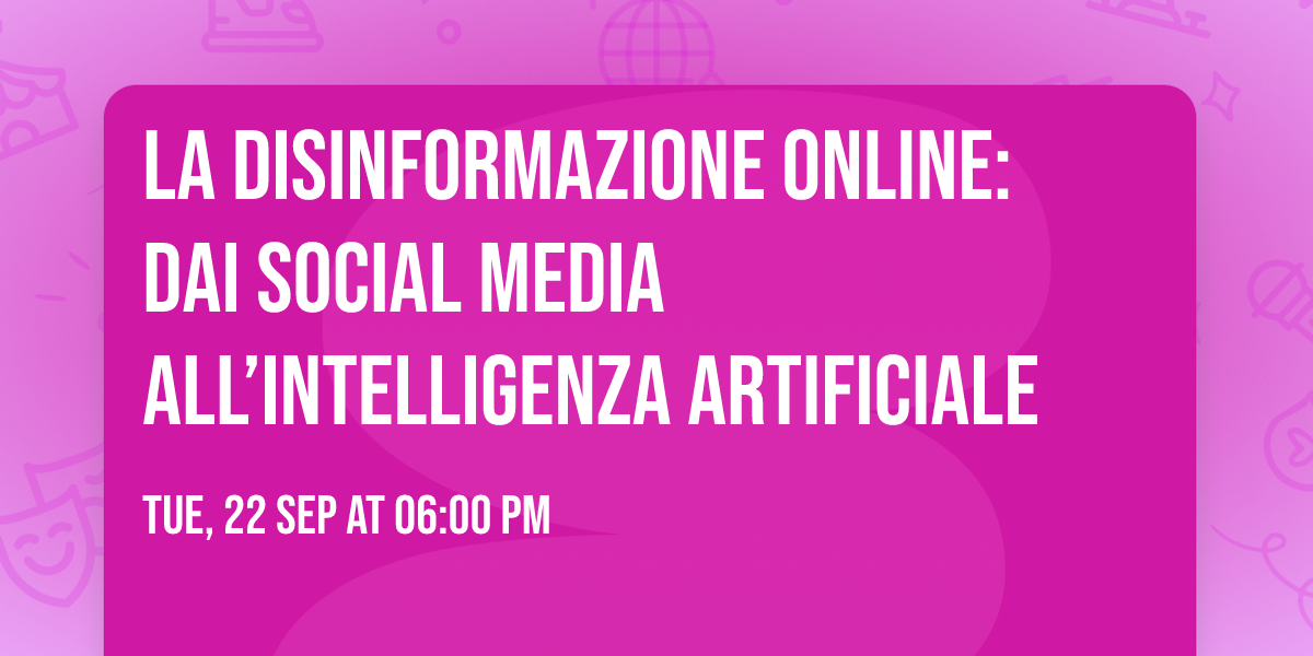 La disinformazione online: dai social media all\u2019intelligenza artificiale
