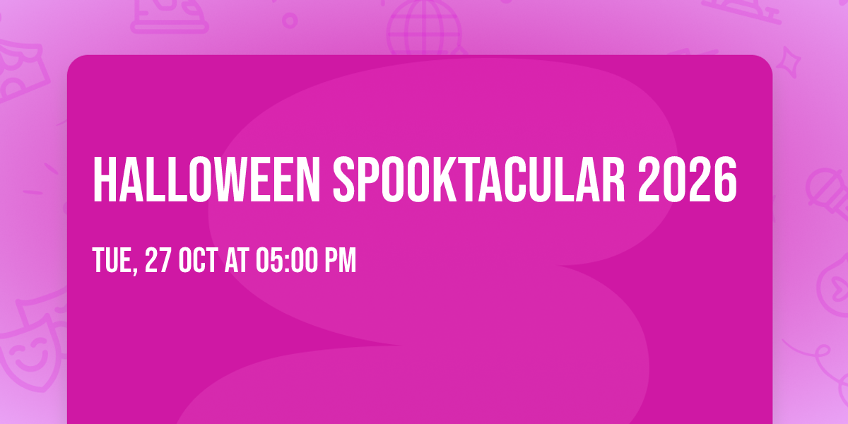 Halloween Spooktacular  2026