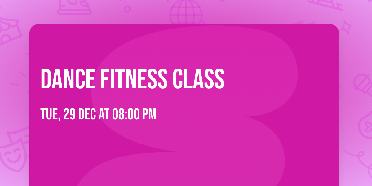 Dance Fitness Class