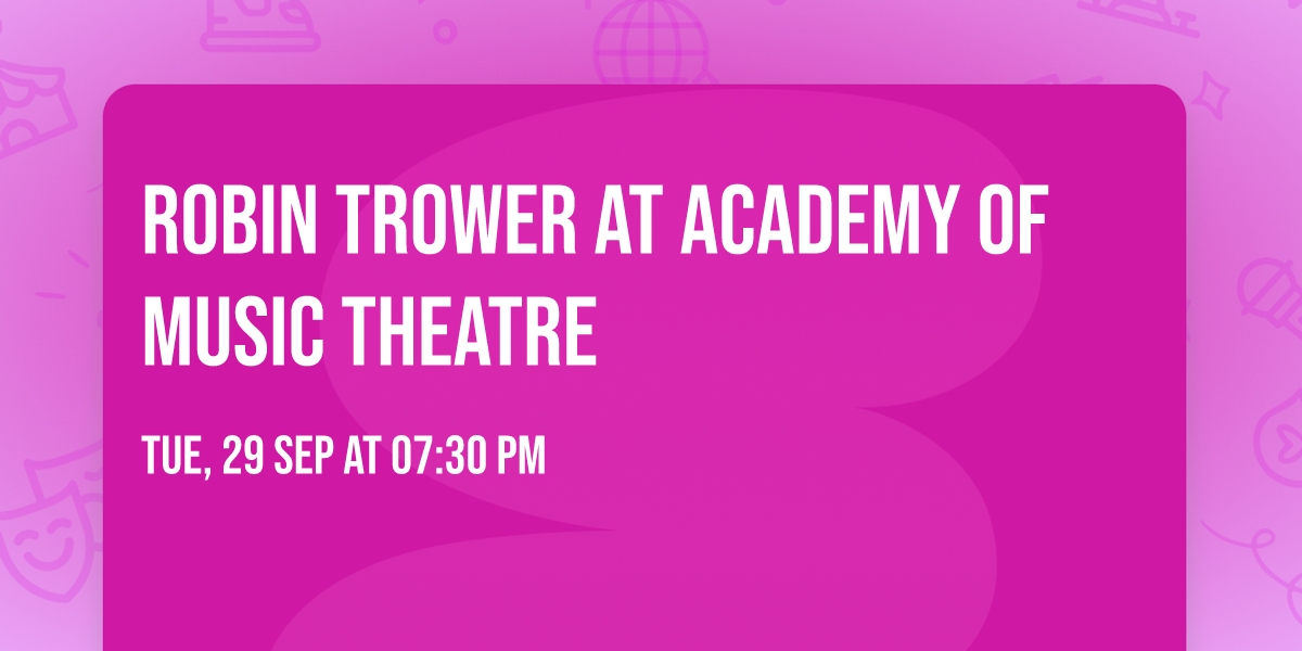 Robin Trower at Academy of Music Theatre