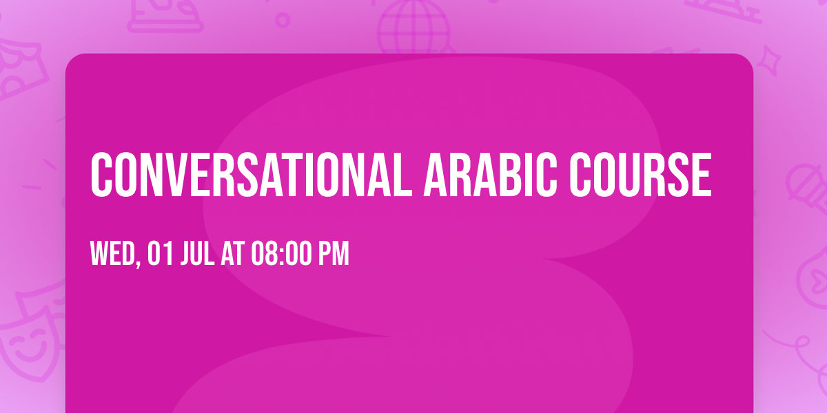 Conversational Arabic Course