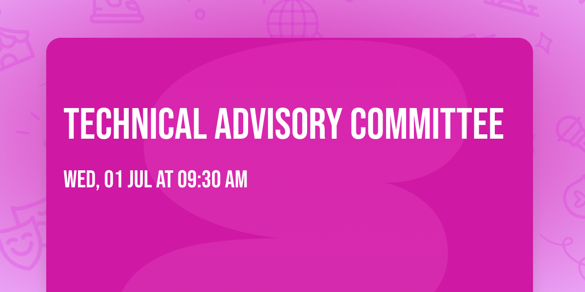 Technical Advisory Committee