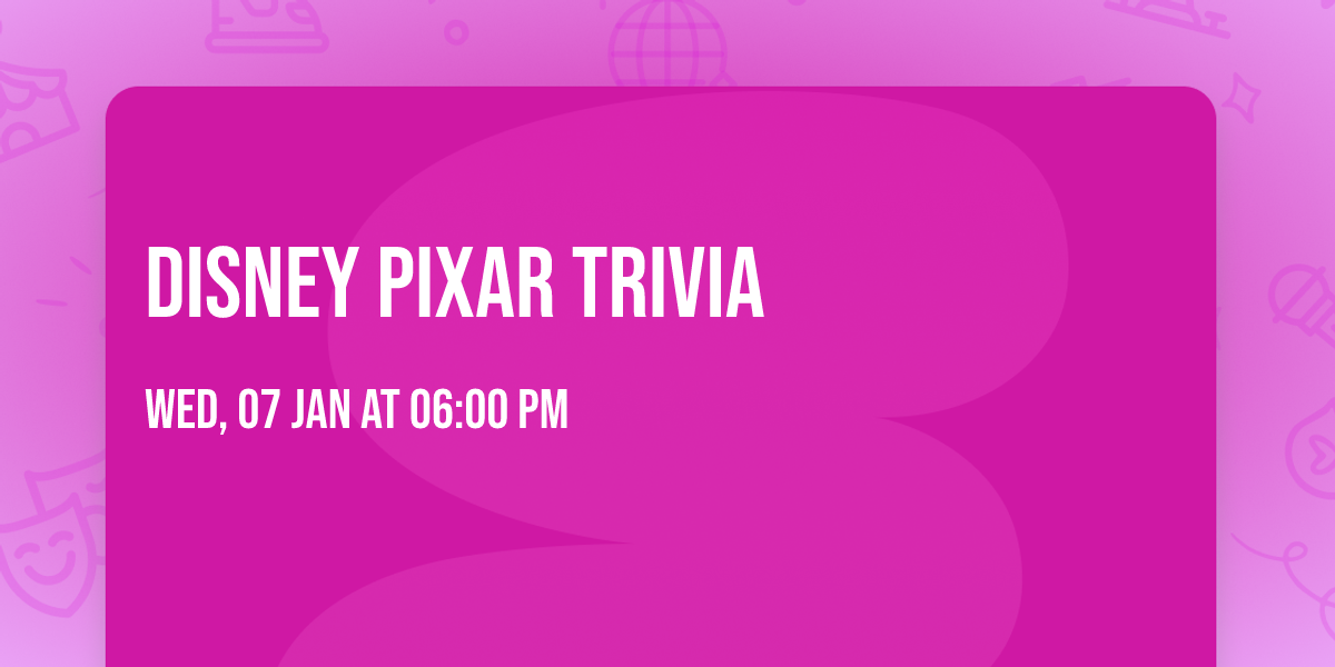 Disney Pixar Trivia