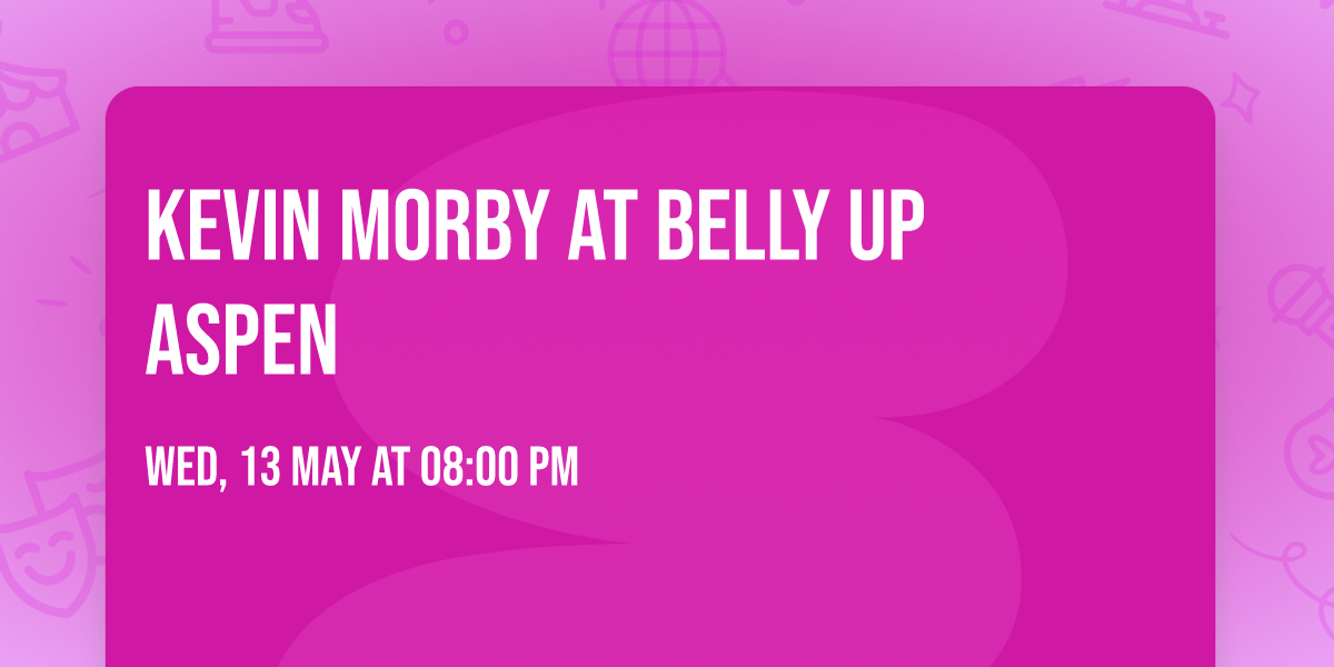 Kevin Morby at Belly Up Aspen