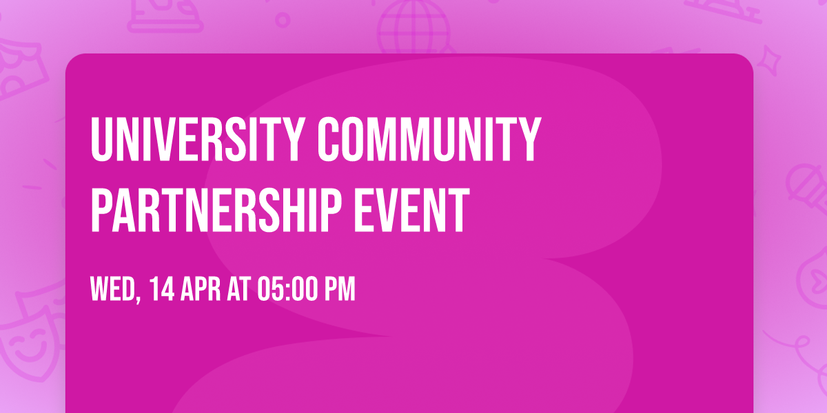 University Community Partnership Event