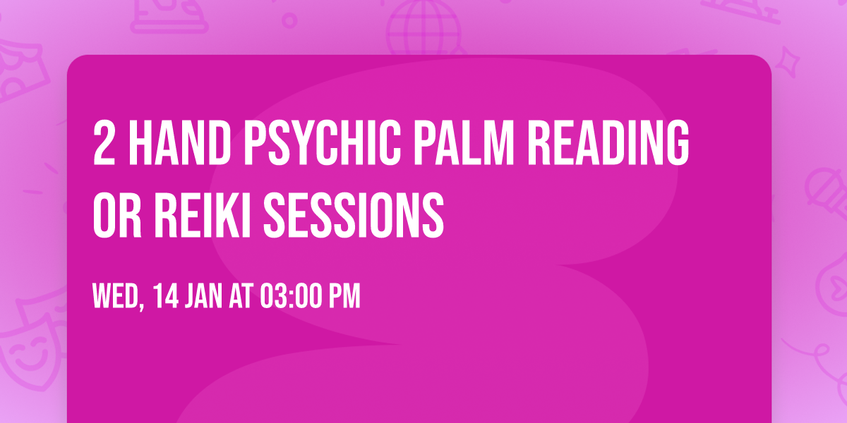 \u2764\ufe0f\ud83d\udc4d\ud83d\udd2e2 Hand Psychic Palm Reading or Reiki Sessions 