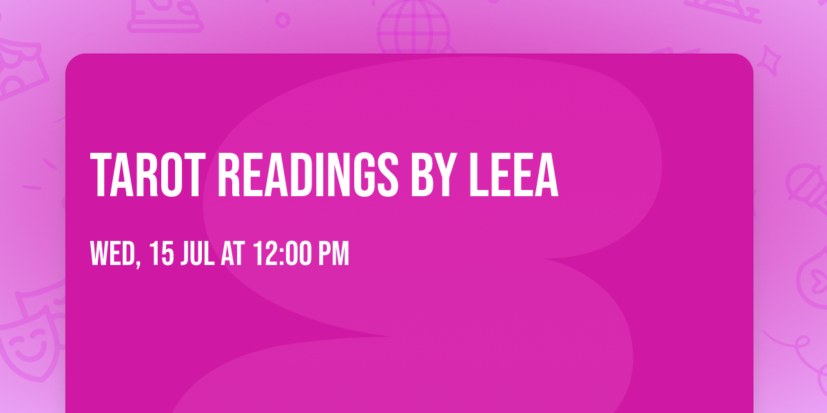 Tarot readings by Leea