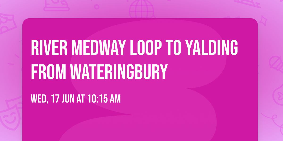 River Medway Loop to Yalding from Wateringbury