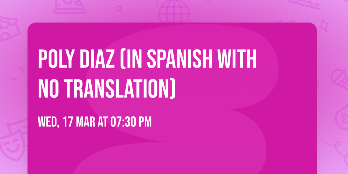 Poly Diaz (In Spanish with no Translation)