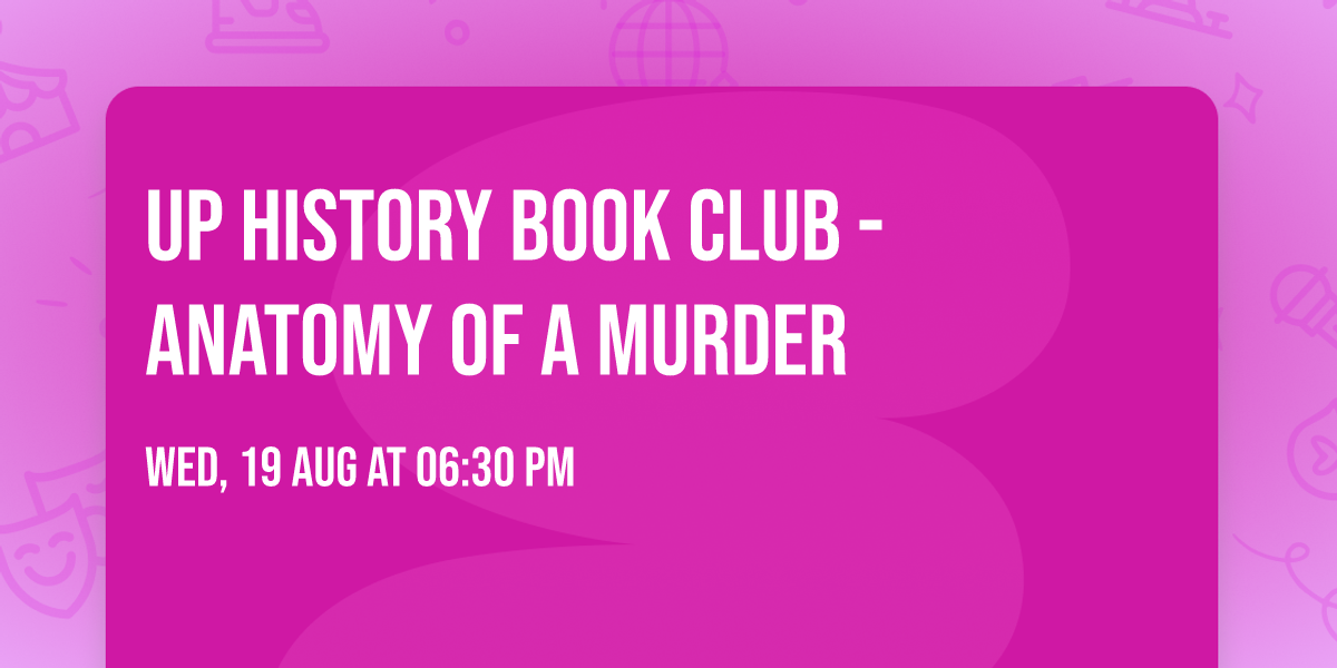 UP History Book Club - Anatomy of a Murder