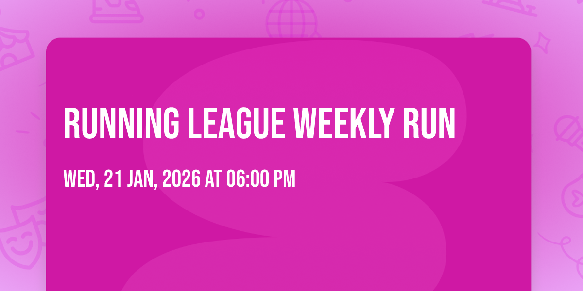 Running League Weekly Run