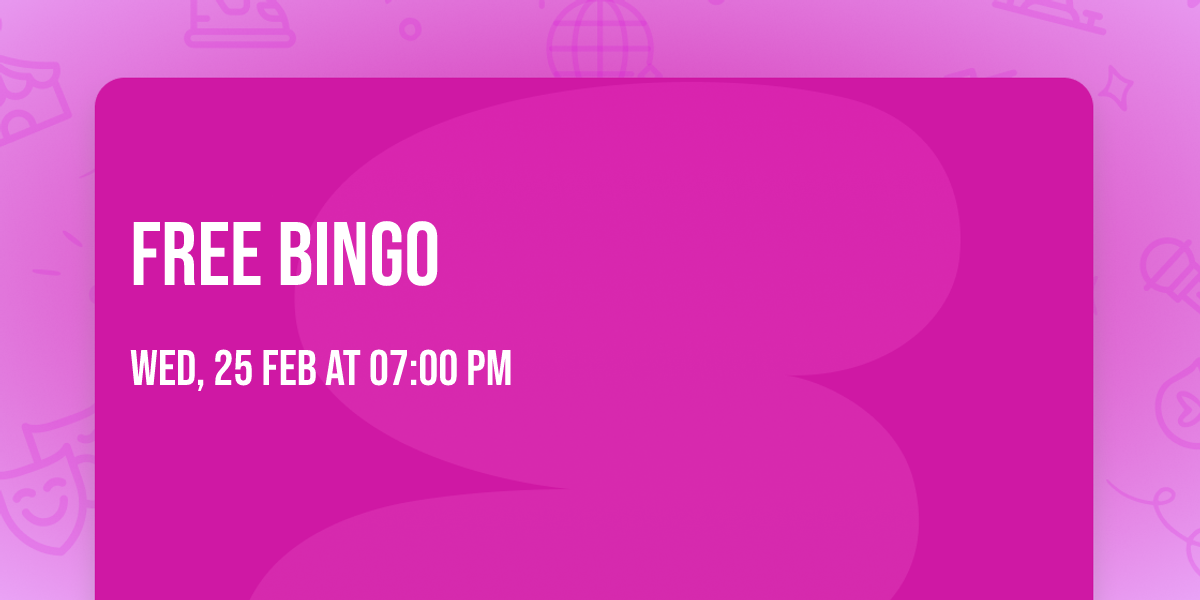 Free Bingo