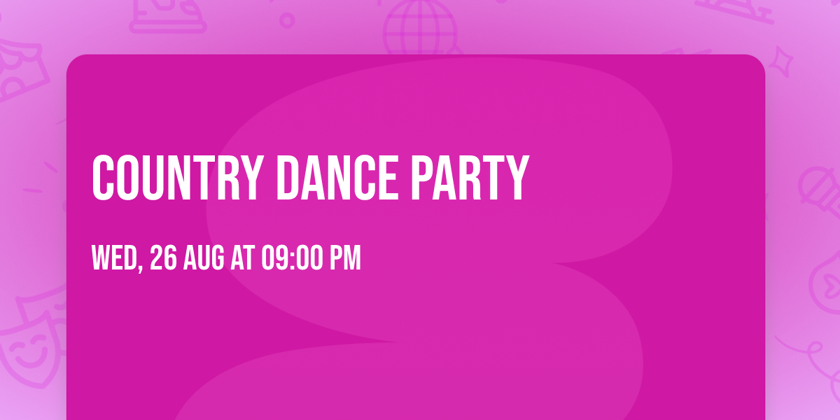 Country Dance Party