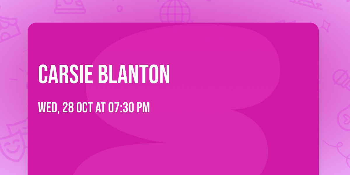 Carsie Blanton
