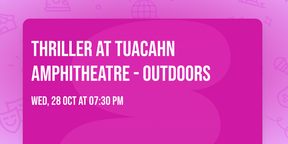 Thriller at Tuacahn Amphitheatre - Outdoors