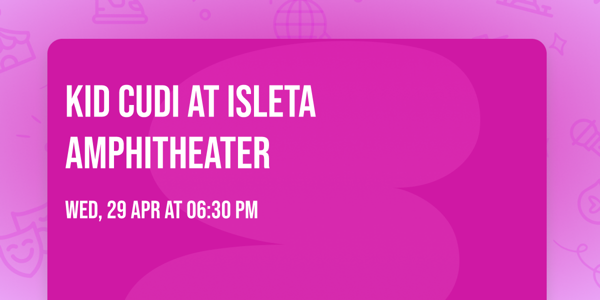 Kid Cudi at Isleta Amphitheater