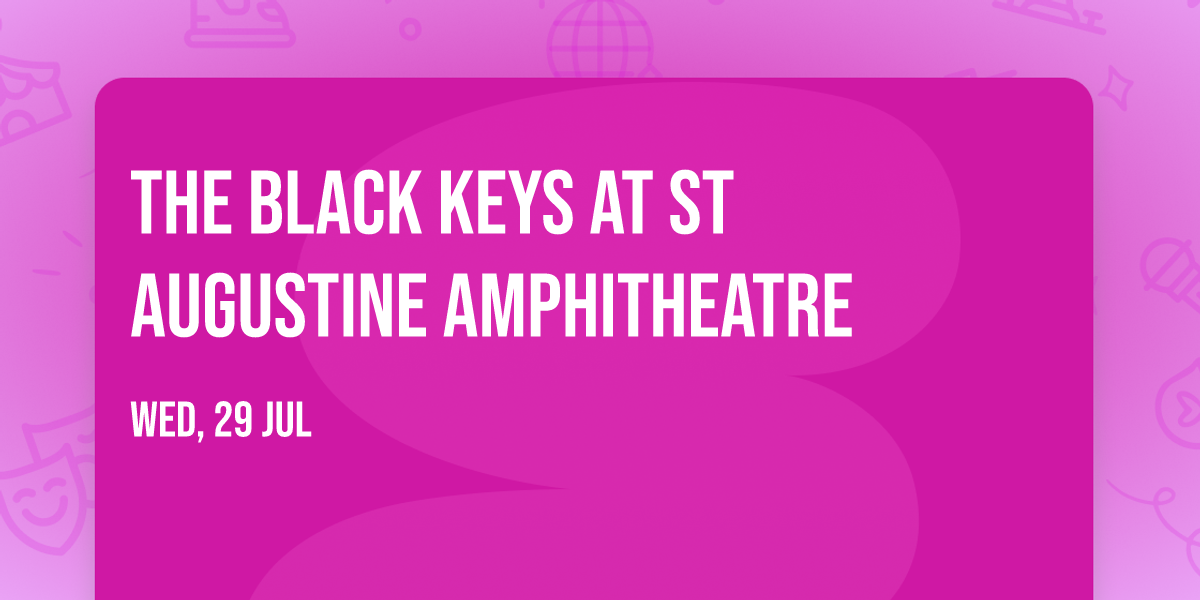 The Black Keys at St Augustine Amphitheatre