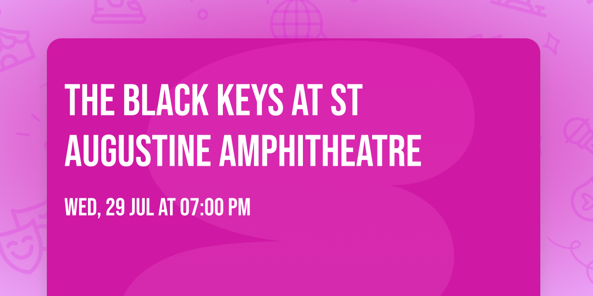The Black Keys at St Augustine Amphitheatre