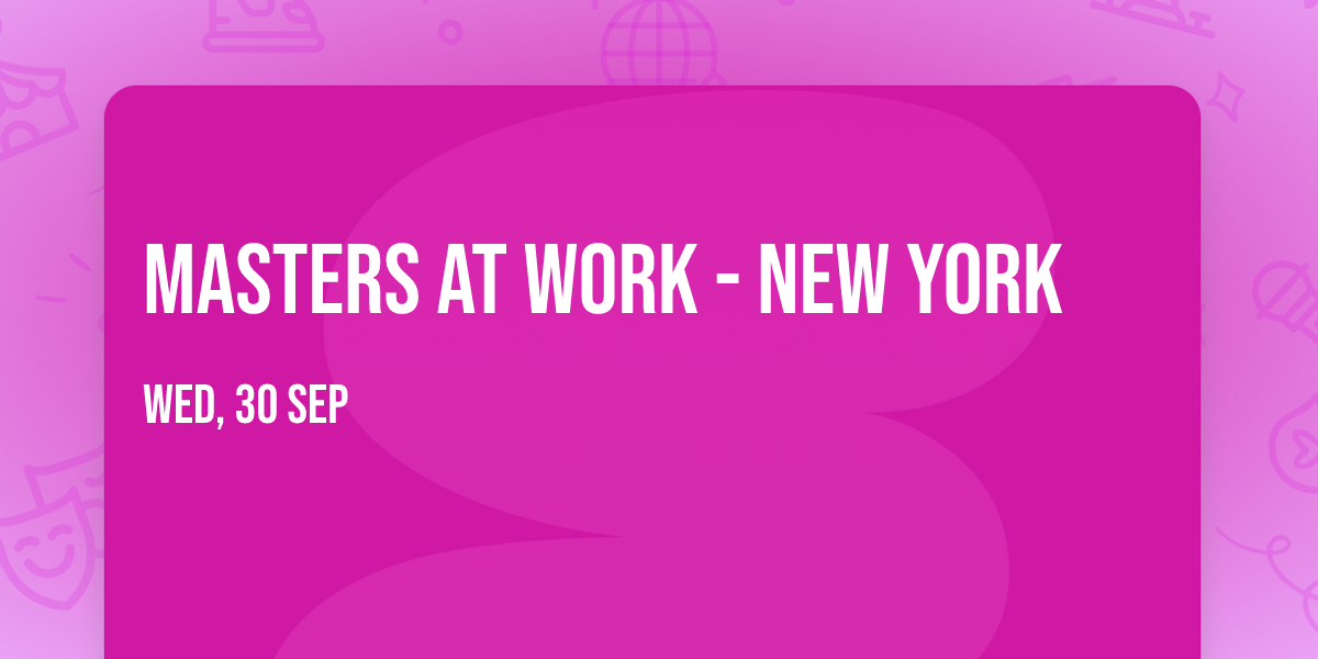 Masters at Work - New York