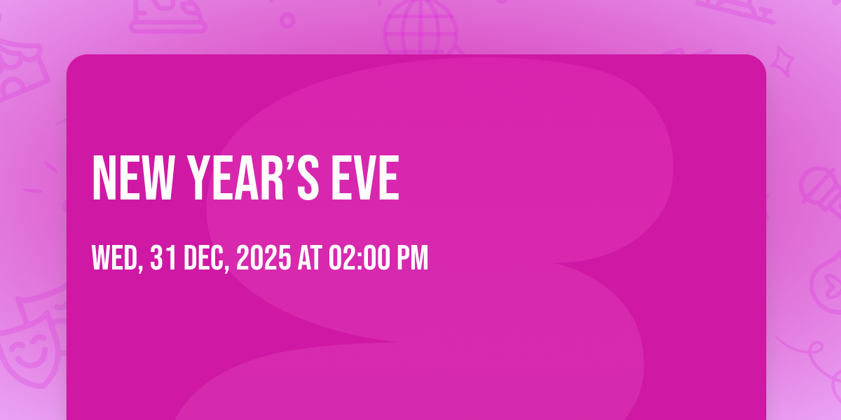 New Year’s Eve