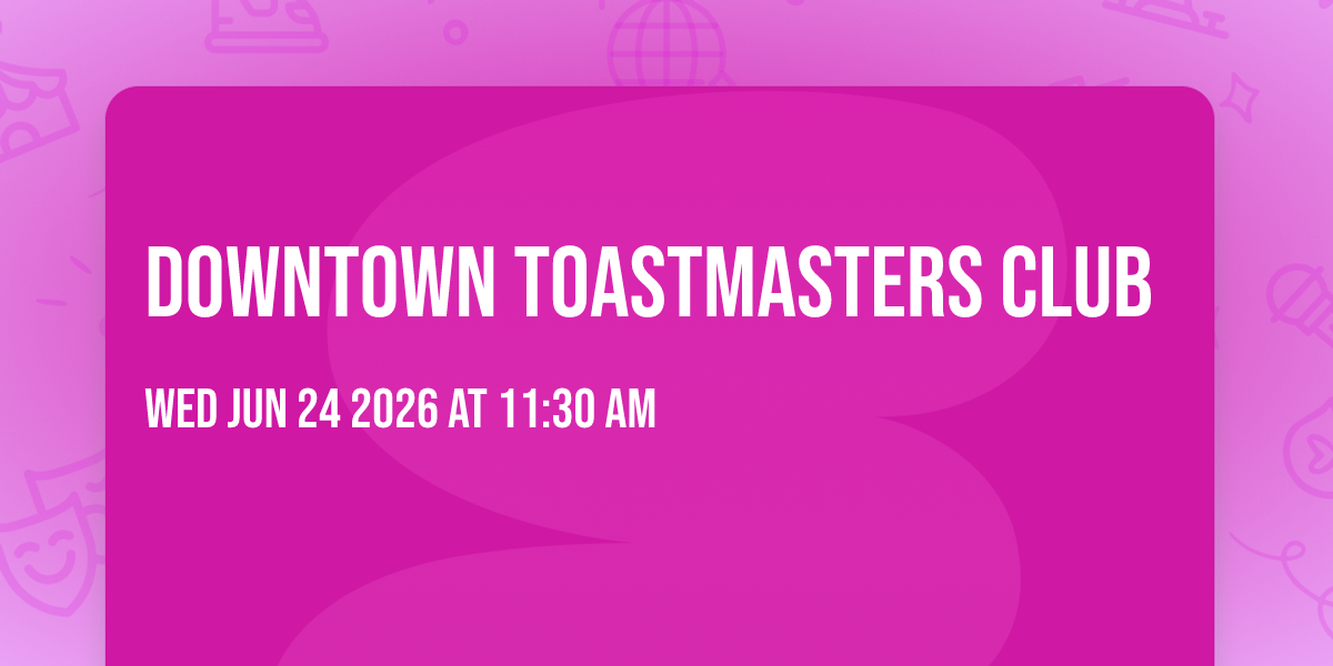 Downtown Toastmasters Club