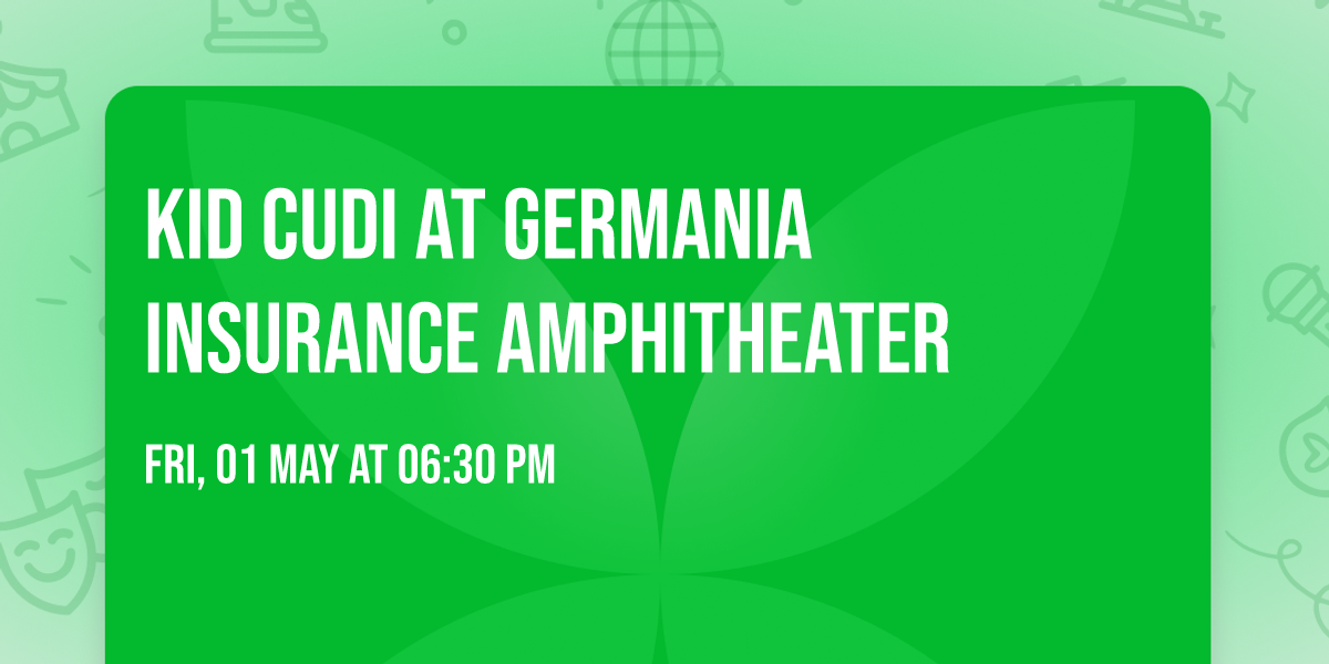 Kid Cudi at Germania Insurance Amphitheater