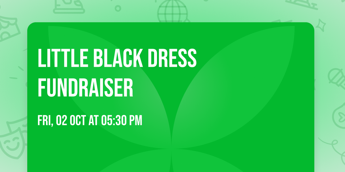 Little Black Dress Fundraiser