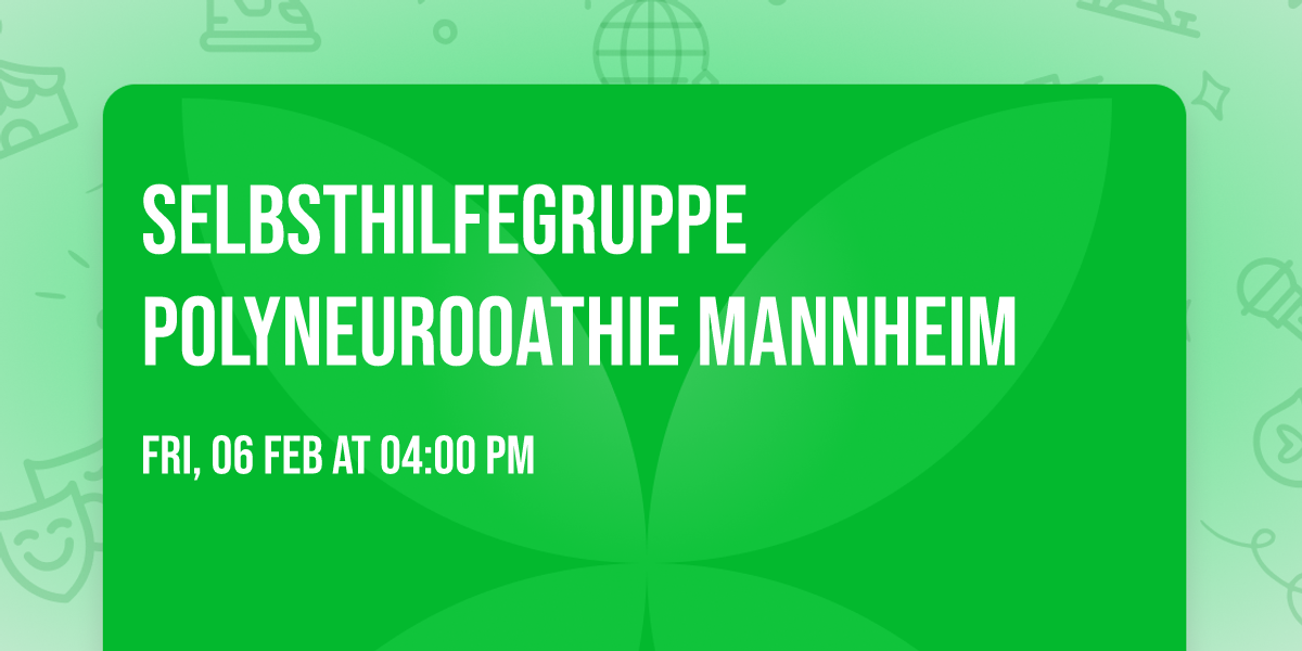 Selbsthilfegruppe Polyneurooathie Mannheim