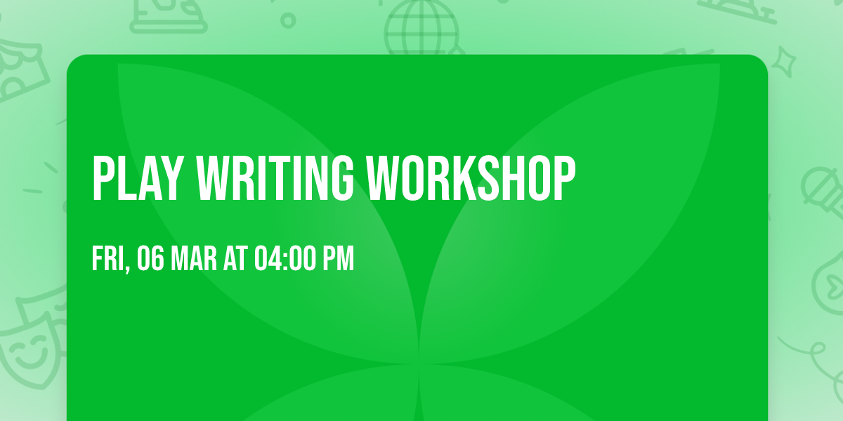Play Writing Workshop