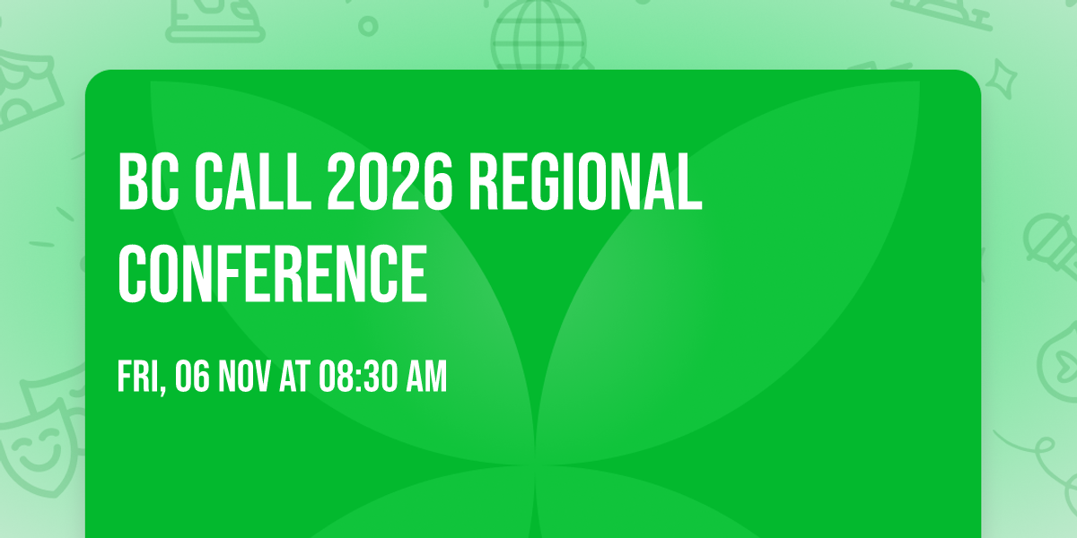BC CALL 2026 Regional Conference