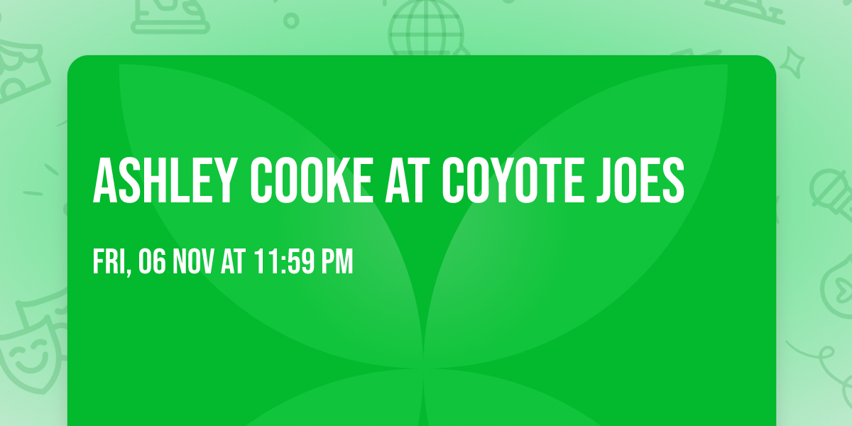 Ashley Cooke at Coyote Joes