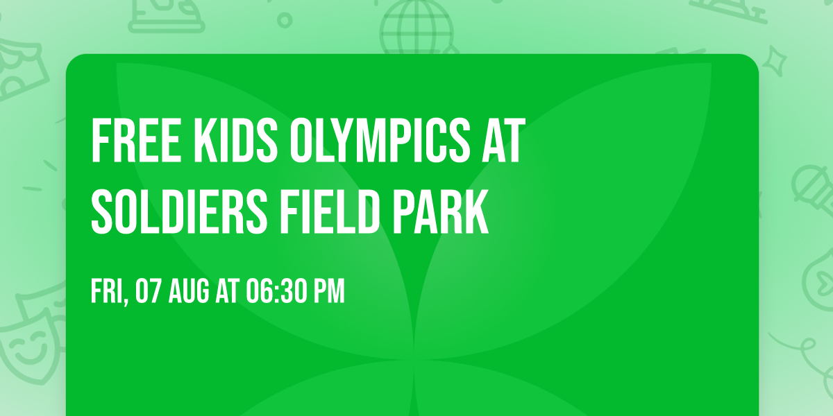 FREE Kids Olympics at Soldiers Field Park