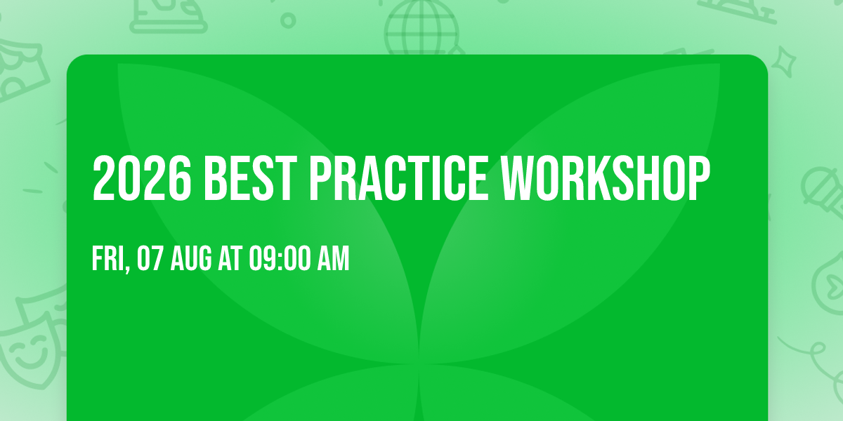 2026 Best Practice Workshop 