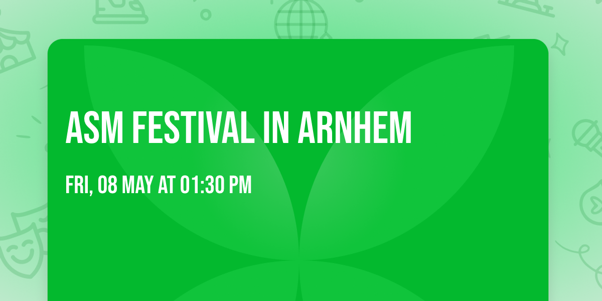 ASM festival in Arnhem