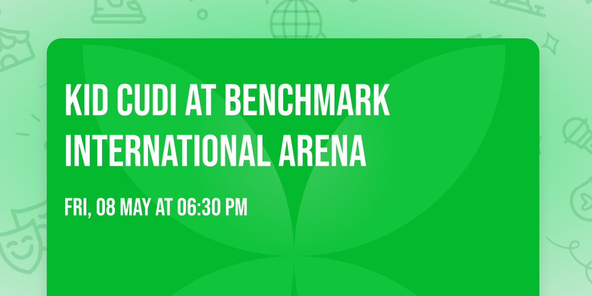 Kid Cudi at Benchmark International Arena