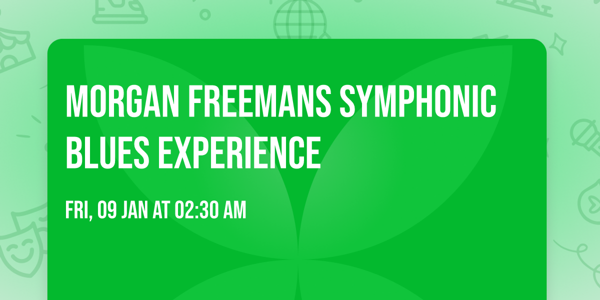 Morgan Freemans Symphonic Blues Experience