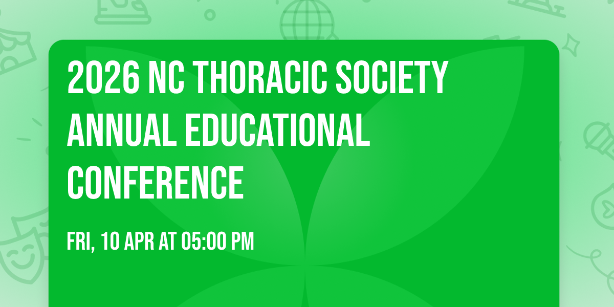 2026 NC Thoracic Society Annual Educational Conference